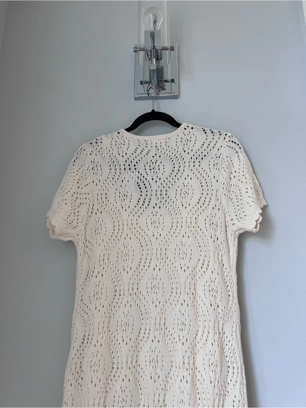 Women’s Cream Crochet Dress